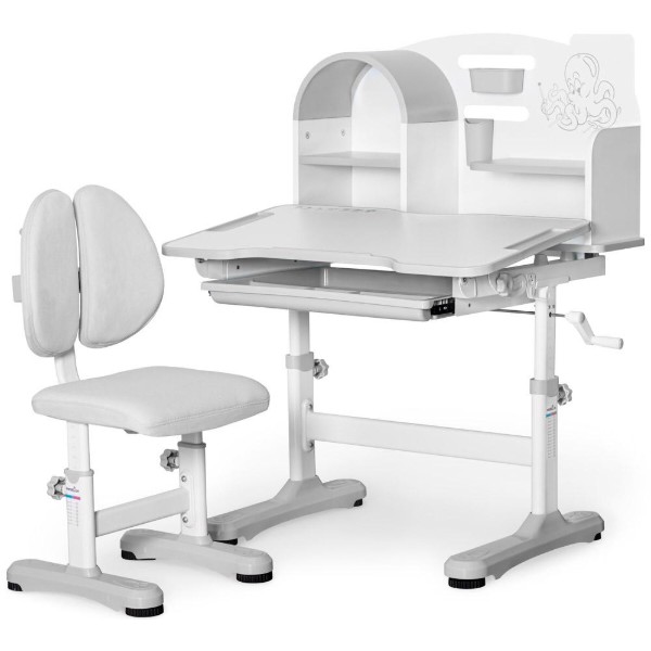 Фото - Комплект мебели школьный Mealux Octo Grey (BD-33 G)